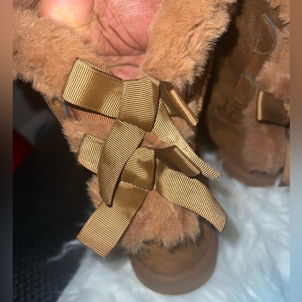 Wide width foot camel color boot